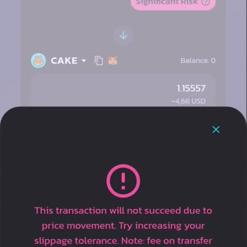 PancakeSwap Saga İle Satın Aldığım Coin Satılmıyor
