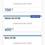 Turkcell Size Özel Paketler Gözükmüyor