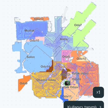 Viomi V5 Harita Kaydırma
