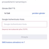 Gate.io Google Authenticor Kodu Hatası