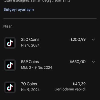 TikTok'ta İznim Olmadan Satın Alma