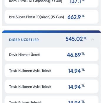 Turkcell Fahiş Fatura Kesiyor
