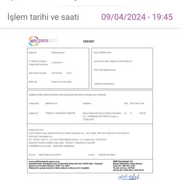 PayCO Paramın Geri İadesi