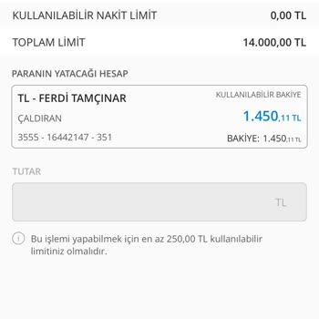 Denizbank Kredi Kart Limit Kullanmıyorum