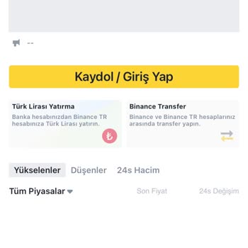 Binance TR' Ye Giriş Yapılmıyor