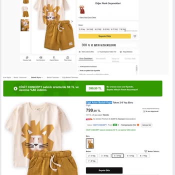 Cigit Kids Cigit Yüzde 50 İndirim Kampanya Yalanı.!