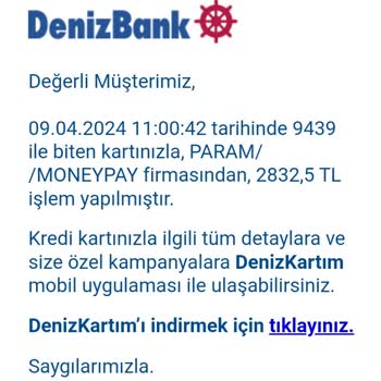 MoneyPay Firması Tarafından Usulsüz Kredi Kartı Çekimi