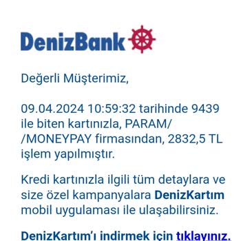 MoneyPay Firması Tarafından Usulsüz Kredi Kartı Çekimi