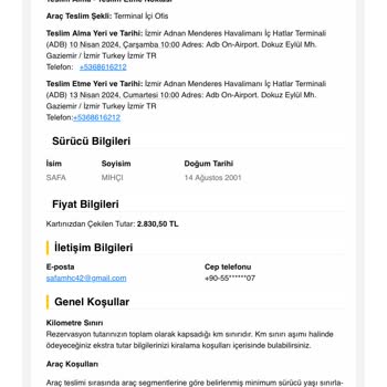 Goldcar Troy Kart Ödeme Sorunu