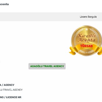 Ağaoğlu Travel Agency Acente Tarafından Yanıltıldık!