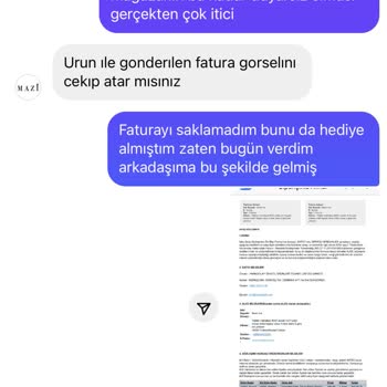 Mazi Butik Müşteri Memnuniyetsizliği Lütfen Görselleri İnceleyin
