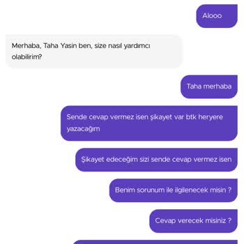 Getir Canlı Desteğin Yardımcı Olamayışı