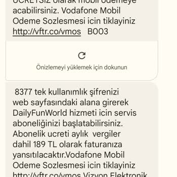 (dailyfunworld) Vizyon Mobil Şirketi Haksız Kazanç Sağlıyor.