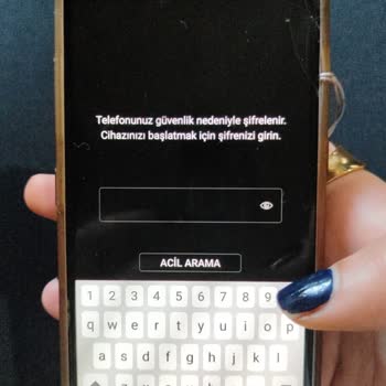 Samsung Telefon Telefonunuz Güvenlik Nedeniyle Şifrelenir Hatası