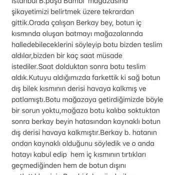 Bayrampaşa Forum İstanbul Bambi MAĞAZASI'NIN Yaptığı Terbiyesizlik!