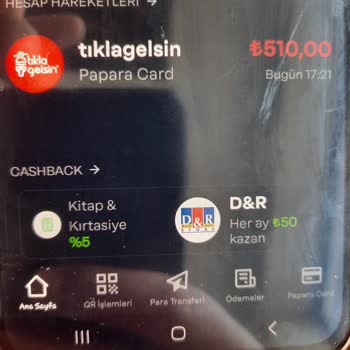 Tıkla Gelsin 510 TL Ödeme Sonrası Sipariş Sorunu