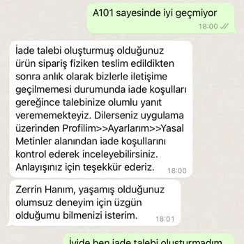 A101 - Smyrna - Ege Ev Ürünleri A. Ş Ürün Alırken Dikkat Edi