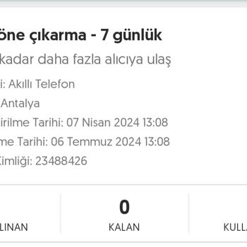 Letgo Satın Alınan Hizmetin Erken Sonlandırılması