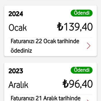 Vodafone Sürekli Fatura Artışı