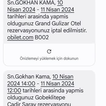 Anlayışsız Ve Çözümsüz Obilet Hizmeti