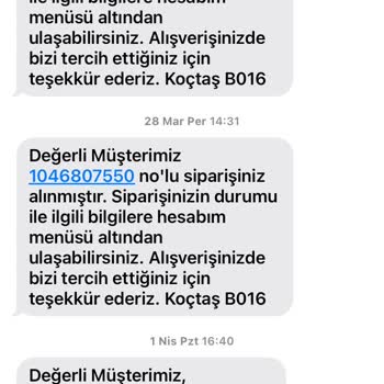 Koçtaş Mağdur Etti Memnun Değilim