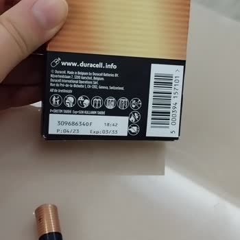 Duracell Optimum Pil Oksitlendi!