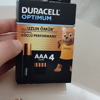 Duracell Optimum Pil Oksitlendi!