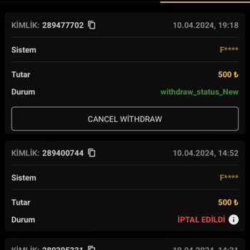 5 Saattir Ödeme Yapmayan Kulisbet