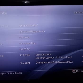 PlayStation Türkiye Paramı Geri Verin