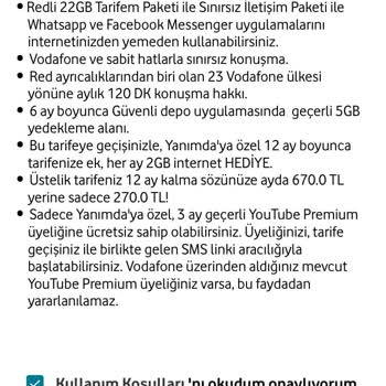 Vodafone Kullanıcıları Tarife Geçişinde Mağdur Ediyor.