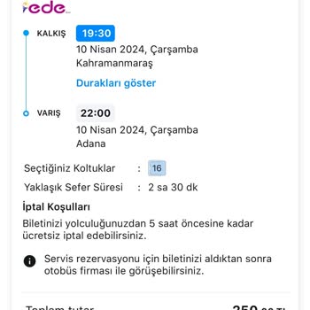 Ede Turizm Yolculuk Süresinin Söz Verilenden Uzun Sürmesi