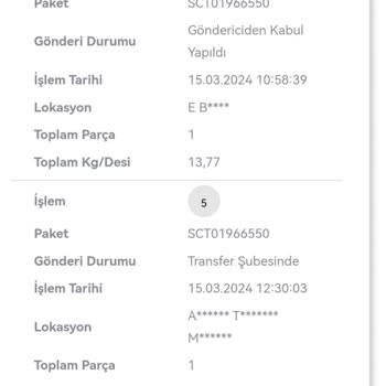 Scotty Ebebek Kargomu Kaybettiniz Ve Geri Dönüş Vermiyorsunuz