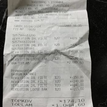 Watsons Açılmış Ürün Değişimi