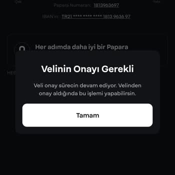 Papara Veli Onayı Sıkıntısı!