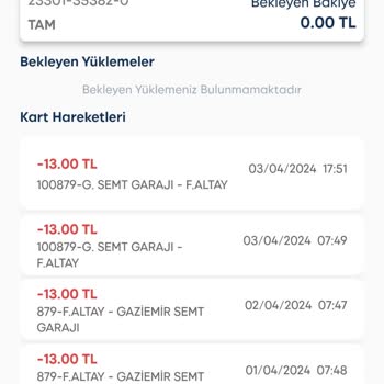 İzmirim Kart Kayıp İçerisindeki Bakiyenin Başka Kartıma Transfer Etmek