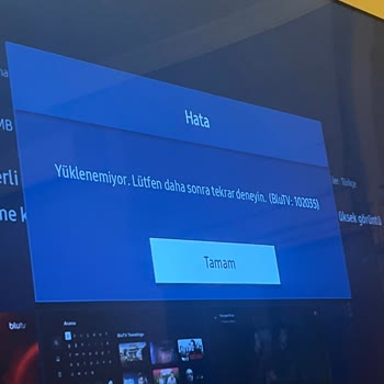 Samsung TV Blu TV İndirmeme Sorunu