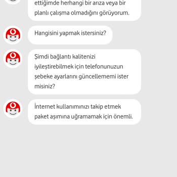 Vodafone Şebeke Problemi 2G/3G/4,5G