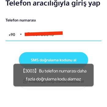 Weplay ''Doğrulama Kodu Alamaz'' Hatası!