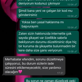 LESEQUENCE Le Sequence İade Yapmıyor