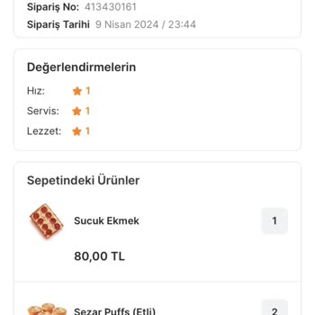 Little Caesars Ve Migros Paramı Vermedi Ve Siparişim Teslim Edilmedi