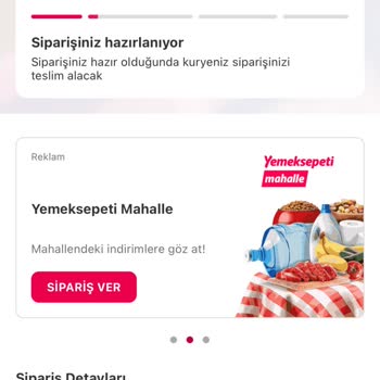 Yemek Sepeti Sipariş