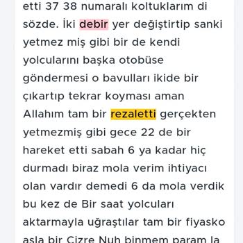 Özlem Cizre Nuh Turizm Otobüs Seyahat Deneyimimiz Ve Yaşadığımız Sorunlar