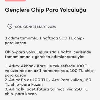 Akbank Chip Paramı Yatırmıyor