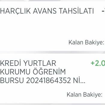 Ziraat Bankası Harçlık Avans Tahsili?