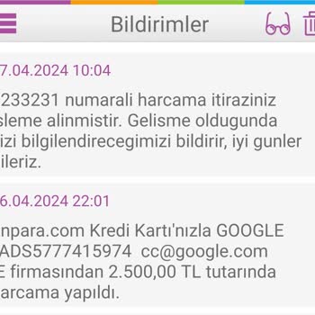 Enpara Kredi Kartımdan Bilgim Dışında Yapılan İşlem