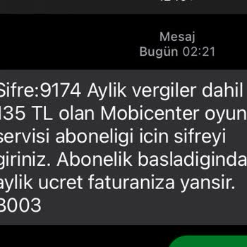 1240 SMS Vodafone Hizmeti