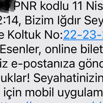 Bizim Iğdır Turizm Yanlış Bilet Saati Ve İlgisiz Müşteri Hizmetleri