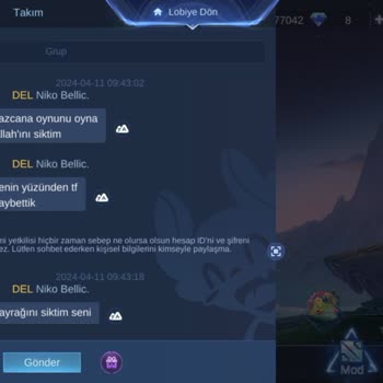 Mobile Legends Allah'a Ve Bayrağa Küfür.