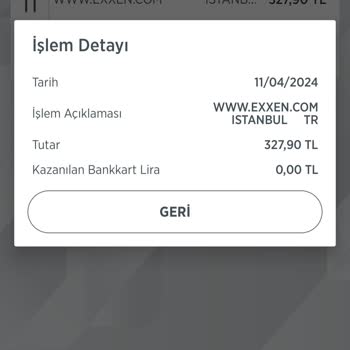 Exxen İzinsiz Para Çekimi