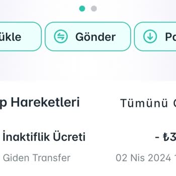 Pep Bankacılığın Habersiz İnaktiflik Ücreti Kesmesi